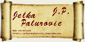 Jelka Palurović vizit kartica